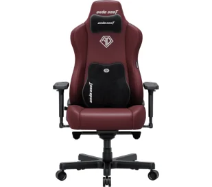 Anda Seat Kaiser 3E XL Gamingowy do 150kg Skóra ECO Bordowy - Fotele gamingowe - miniaturka - grafika 1