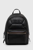 Plecaki - Liu Jo plecak damski kolor czarny mały gładki - miniaturka - grafika 1