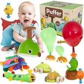 Samochody i pojazdy dla dzieci - ﻿Aerodynamiczny samochód wyrzutnia balonów KOSMOS - miniaturka - grafika 1