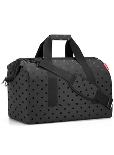 Torba podróżna Reisenthel Allrounder L - glossy dots black - Torby podróżne - miniaturka - grafika 1