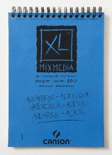 Blok rysunkowy biały A4 XL MIX MEDIA, 30 kartek - Podobrazia, bloki, papiery - miniaturka - grafika 1