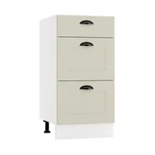 Szafki kuchenne - Szafka kuchenna stojąca 40 ADELE D40 S/3 beżowy mat - miniaturka - grafika 1