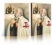 Ikony i obrazy sakralne - Ikona religijna Błogosławiony Bartłomiej Longo - miniaturka - grafika 1