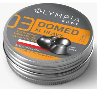 Śrut Olympia Shot Domed XL Heavy 6,35 mm - 120 szt - Amunicja do wiatrówek - miniaturka - grafika 1