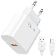 Ładowarki do telefonów - Ładowarka Sieciowa 22,5W 1xUSB QC3.0 Jellico AK165 biała - miniaturka - grafika 1