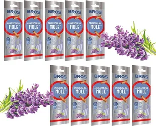 Bros BROS - zawieszka na mole lawendowa - 10 szt. - Zwalczanie i odstraszanie szkodników - miniaturka - grafika 1
