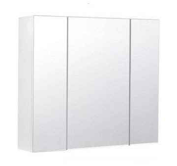 Szafka łazienkowa z lustrem 60x55x15 cm biały mat wisząca nowoczesna
