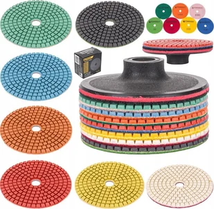 Powermat Tarcza diamentowa zestaw do szlifowania gresu dysk PM-DPP-100TM - Tarcze do pił - miniaturka - grafika 1