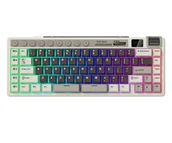 Klawiatury - Royal Kludge RK M70 Mocha Grey Cream switch RK-M70-MCHAGY-CRMSW-US - miniaturka - grafika 1
