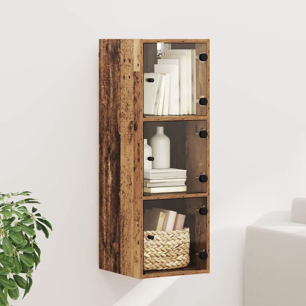 vidaXL vidaXL Szafka ścienna Stare drewno 35 x 37 x 102 cm