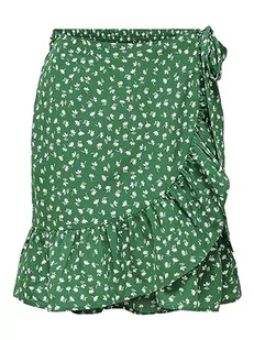 ONLY Damska spódnica Onlolivia Wrap WVN Noos Rock, Verdant Green, S - Spódnice - miniaturka - grafika 1