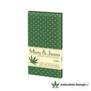 Zdrowa żywność - Mleczna czekolada konopna Mary&Juana 80g - miniaturka - grafika 1