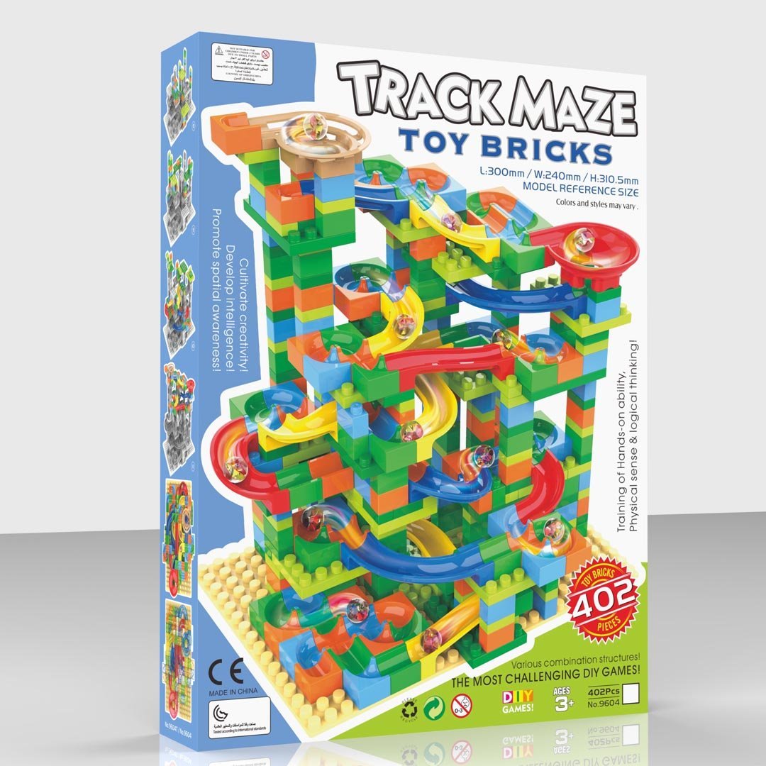 Dla Dzieci Zestaw Tor Klocków z Kulą