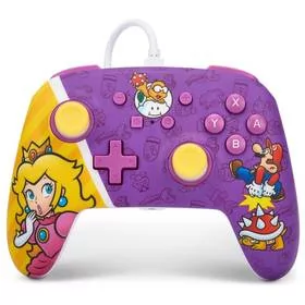 Kontroler PowerA Enhanced Wired pro Nintendo Switch - Princess Peach Battle (NSGP0092-01) - Akcesoria do Nintendo - miniaturka - grafika 1