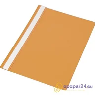 Teczki i skoroszyty - SKOROSZYT A4 PVC (1 sztuka), POMARAŃCZOWY - miniaturka - grafika 1