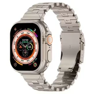 Akcesoria do smartwatchy - OPASKA PASEK TITANIUM "12" Apple Watch 1/2/3/4/5/6/7/8/9/SE/Ultra/Ultra2 42/44/45/49mm tytanowa - miniaturka - grafika 1