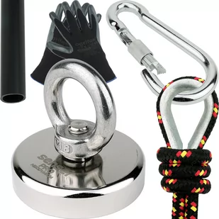 Magnes Neodymowy 110 Kg Sensei N52 + Lina 25 M - Dekoracje domu - miniaturka - grafika 1
