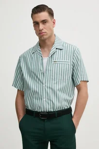 Lacoste koszula męska kolor zielony relaxed CH9083 - Koszule męskie - miniaturka - grafika 1