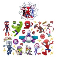 Zabawki kreatywne - Tatuaże zmywalne dla dzieci Spiderman Spidey duży arkusz H4 - miniaturka - grafika 1
