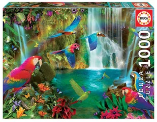 Educa Puzzle 1000 Elemen tow Tropikalne papugi - Puzzle - miniaturka - grafika 1