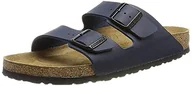 Sandały męskie - Birkenstock Sandały męskie Arizona, NIEBIESKI, 40 EU - miniaturka - grafika 1