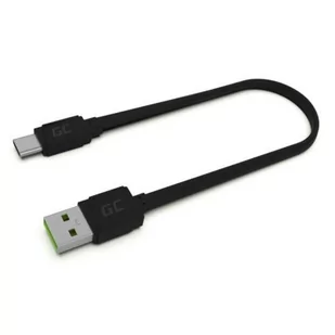 Green Cell Przewód GCmatte USB-C Płaski z obsługą szybkiego ładowania KABGC03 - Kable komputerowe i do monitorów - miniaturka - grafika 2