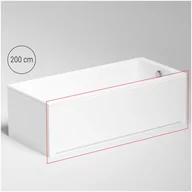 Obudowy do wanien - Excellent obudowa czołowa 200cm, wys 58cm OBEX.200.58WH OBEX.200.58WH - miniaturka - grafika 1