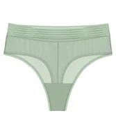 Majtki damskie - Majtki damskie Tempting Sheer Highwaist String-S - miniaturka - grafika 1