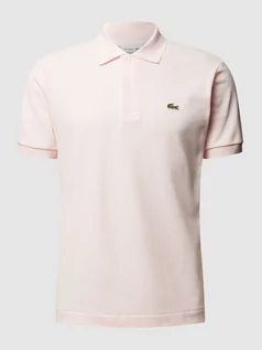 Koszulki męskie - Koszulka polo o kroju classic fit z piki z wyhaftowanym logo - grafika 1