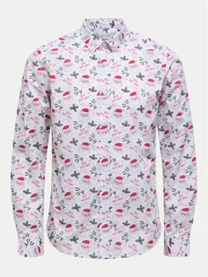 Only & Sons Koszula 22031026 Kolorowy Slim Fit - Koszule męskie - miniaturka - grafika 1