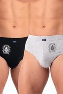 Majtki męskie - Slipy męskie bawełniane (2 pack) o uniwersalnym kroju MPP 254 Key - miniaturka - grafika 1