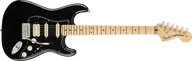 Gitary elektryczne - Fender American Performer Stratocaster HSS Maple Fingerboard Black - miniaturka - grafika 1