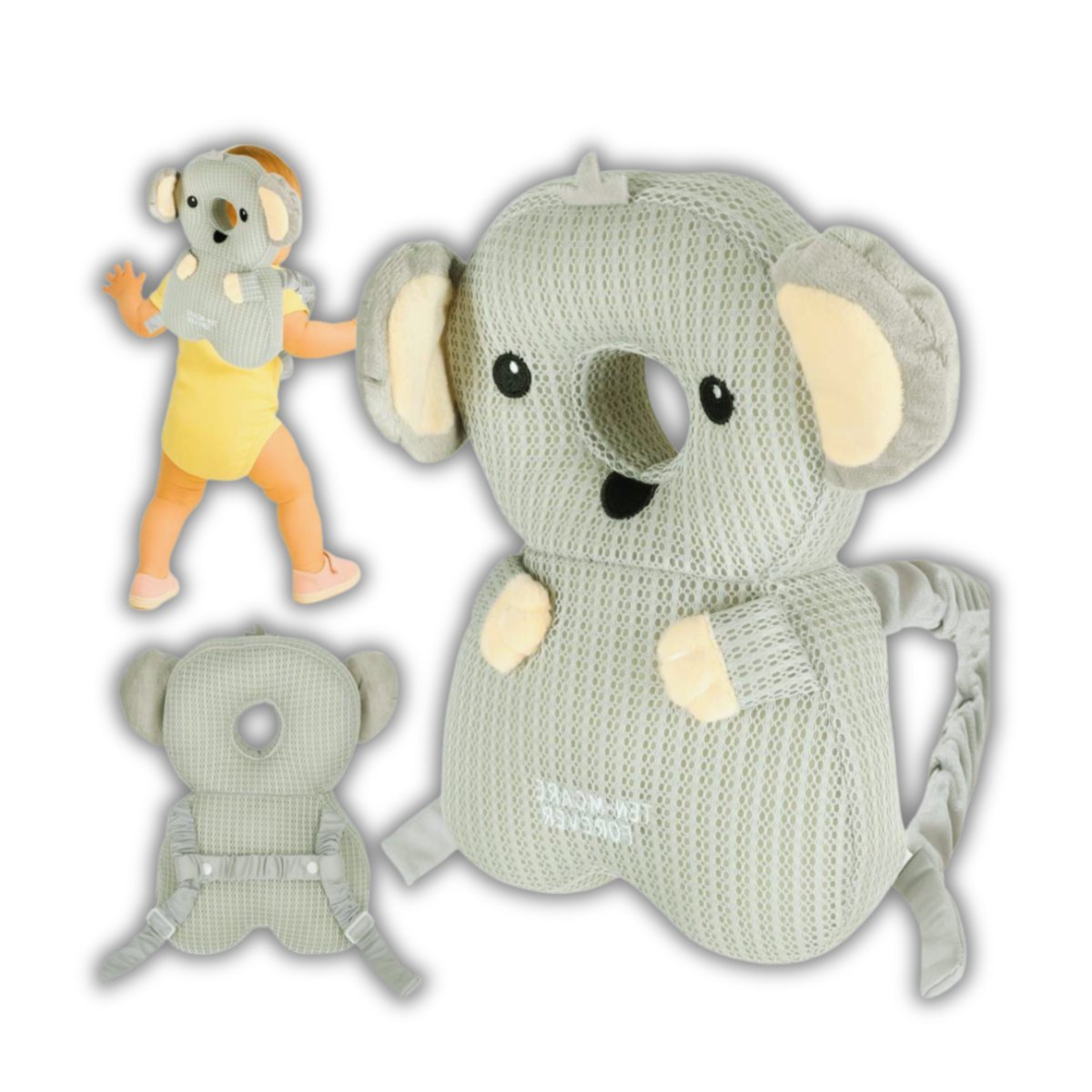 Plecak Szelki Do Nauki Chodzenia Ochrona Głowy Poduszka Dziecko Koala