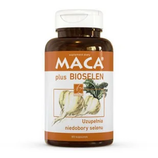MACA PLUS BIOSELEN - 80 kapsułek - Witaminy i minerały - miniaturka - grafika 1