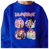 Bluzy dla dziewczynek - BLUZA DZIECIĘCA K-POPOWE ŁOWCZYNIE DEMONÓW HUNTRIX 146-152 BAWEŁNIANA - miniaturka - grafika 1