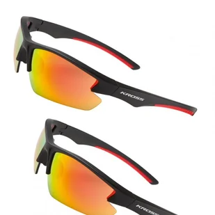Kross Okulary rowerowe FLOW czarne T4COK000024BK - Okulary sportowe Kross Okulary rowerowe FLOW czarne T4COK000024BK - Okulary sportowe - miniaturka - grafika 1