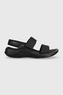 Sandały damskie - Crocs sandały Literide 360 Sandal damskie kolor czarny 206711 - grafika 1