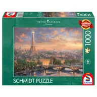 Puzzle - Schmidt Spiele PQ Puzzle 1000 el. THOMAS KINKADE Paryż - miasto miłości PS0322A17 - miniaturka - grafika 1
