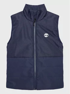 Timberland Kamizelka T26585 D Granatowy Regular Fit - Kurtki i płaszcze dla chłopców - miniaturka - grafika 1