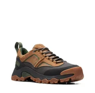 Półbuty męskie - Clarks ATL Hike Lo Gore-Tex [cognac combi] - rozmiar 41.5 - miniaturka - grafika 1