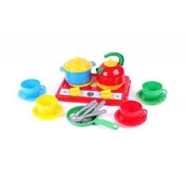 Zabawki AGD - Kuchnia zestaw naczyń filiżanki czajnik 1851 - miniaturka - grafika 1