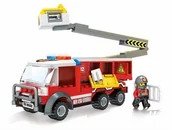Klocki - Klocki Blocki, MyCity, Wóż strażacki - podnośnik, 158 Elementów - miniaturka - grafika 1