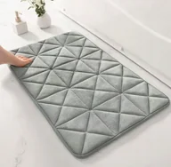 Dywaniki łazienkowe - DYWANIK ŁAZIENKOWY 50X80CM DUŻY MIĘKKI XXL CHŁONNY ANTYPOŚLIZG MEMORY FOAM - miniaturka - grafika 1
