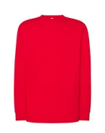 Odzież medyczna - Koszulka t-shirt medyczna  czerwona Męska rękaw długi S - miniaturka - grafika 1