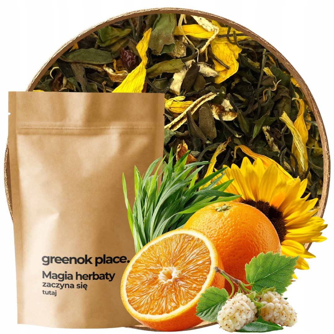 Herbata biała Pomarańczowy Raj 1000g pai mu tan pomarańcza