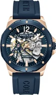 Zegarki męskie - Zegarek męski KENNETH COLE KCWGR2104206 granatowy sportowy skeleton - miniaturka - grafika 1