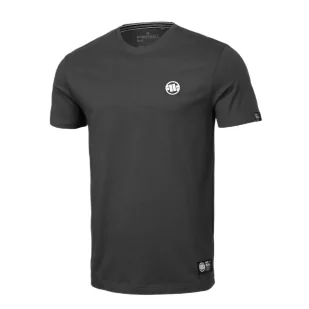 Koszulka Pit Bull Middle Weight 170 Basic Small Logo '23 - Grafitowa - Odzież taktyczna i umundurowanie - miniaturka - grafika 1