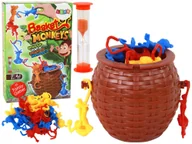Zabawki zręcznościowe - Koszyk Małpek Spadające Małpki Gra Zręcznościowa - miniaturka - grafika 1