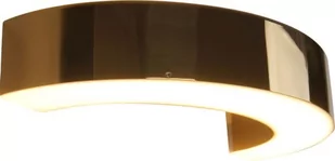 Maxlight kinkiet LED Lotus 7W 700lm 3000K złoto W0276 - Lampy ścienne - miniaturka - grafika 1