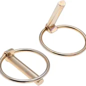 Zawiasy, okucia i inne akcesoria - 4,5 x 41 mm Kołek blokujący (opakowanie 2 szt.), kołek ustalający, kołek zabezpieczający typu O, kołek zaciskowy z pierścieniem, kołek osi DIN11023 - miniaturka - grafika 1